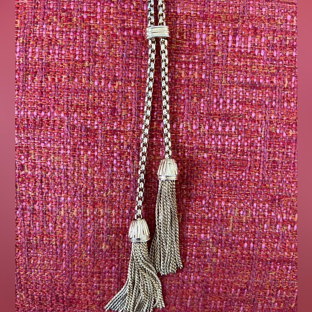 J. Crew double lariat necklace